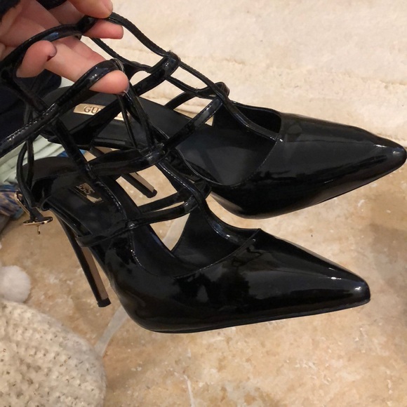 Guess black Paton strapy heels - Picture 2 of 3